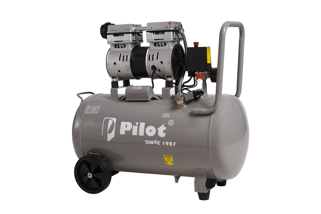 Oil-Free Silent Air Compressor 60L 750W | PL-OF60