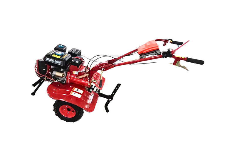 PILOT 7HP Power Tiller | 4-Stroke Petrol Engine | Gear Drive with 2 Forward & 1 Reverse Gear | Adjustable 80–100 cm Tilling Width | 15–25 cm Tilling Depth | 24–32 Blades | Recoil Start