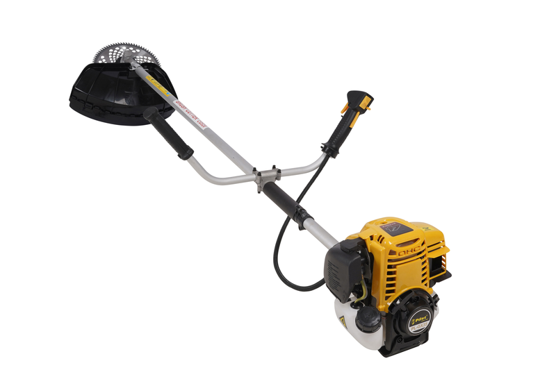 Pilot 52CC 2 Stroke Brush Cutter Side Pack | 2HP Petrol Grass Cutter Machine for Agriculture | Heavy Duty Weed Trimmer | Brush Cutter Machine with 40T, 3T Blade & Tap n Go | PL-BC52