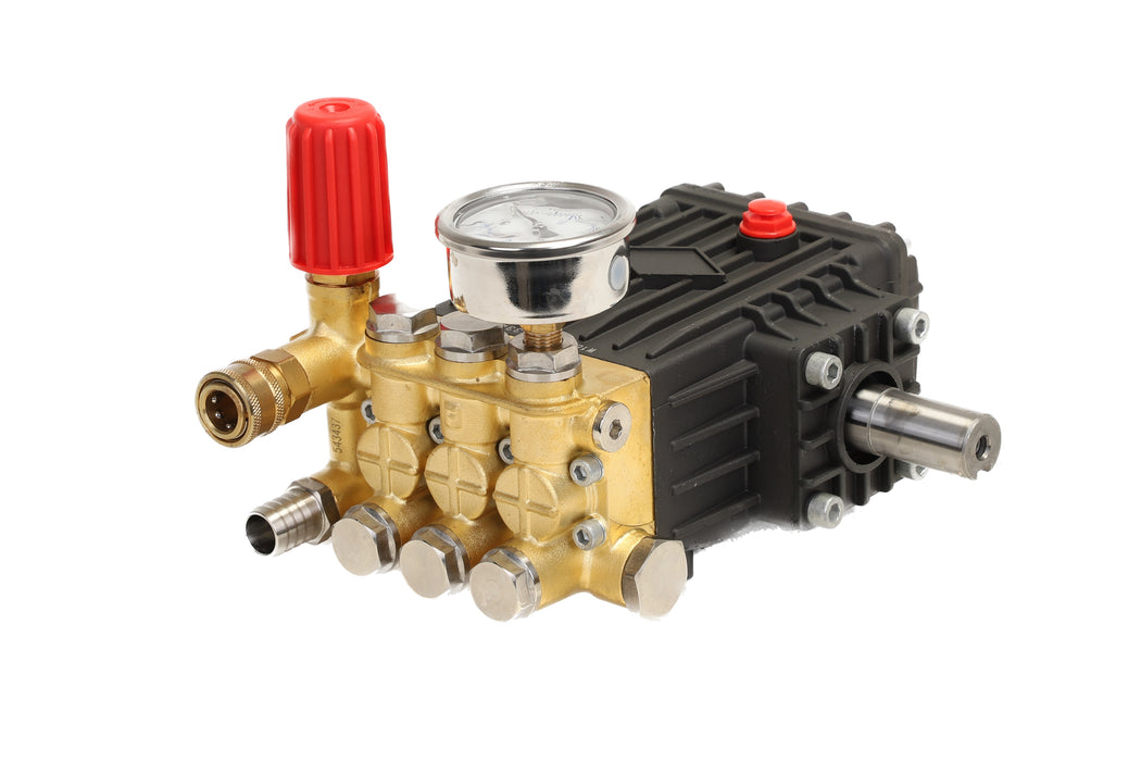 High Pressure Triplex Plunger Pump 200 Bar 24 MM Shaft With Repair Kit