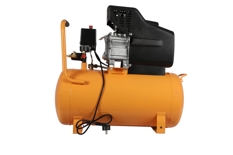 Pilot Tools 3.5HP Direct Driven Air Compressor with 60L Tank | Copper Motor | 256 L/min Air Displacement | 8 Bar (115 PSI) Max Pressure | 2850 RPM