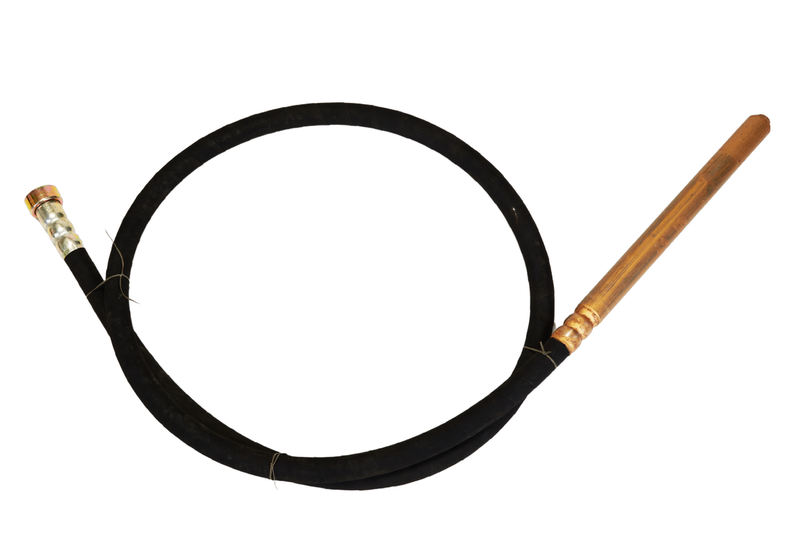 Pilot Heavy-Duty Concrete Vibrator Needle 35mm 3M | Extended Reach Flexible Shaft | Durable Mild Steel Construction for Superior Concrete Compaction