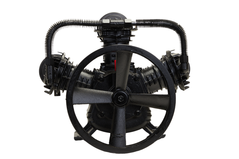 Pilot Tools 3065 Air Compressor Head 4HP | Oil Lubricated Triple Cylinder Pump | 360 L/min Air Delivery | 8 Bar (115 PSI) | Heavy Duty Compressor Head for Pneumatic Tools & Industrial Applications